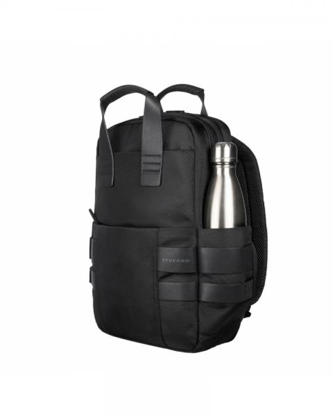 Tucano - Super backpack (black)      ,tucano,super,backpack,(black),mochila,com,compartimentos,especificos,para,portatil,de,13/14,e,um,tablet,tem,2,bolsos,frontais,um,bolso,traseiro,de,seguranca,com,fecho,zip,pormenores,exteriores,em,ecol