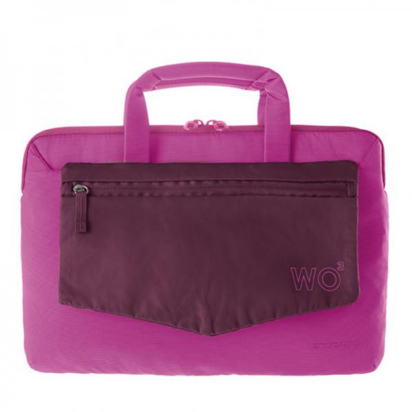 Tucano - Work_Out 3 Super Slim Bag 13' (fuchsia),tucano,work_out,3,super,slim,bag,13,(fuchsia)saco,com,pegas,para,macbook,pro,13,ou,ultrabook,13,de,espessura,fina,na,parte,frontal,existe,uma,bolsa,para,acessorios,de,cor,contrastante,que,pode,ficar,e