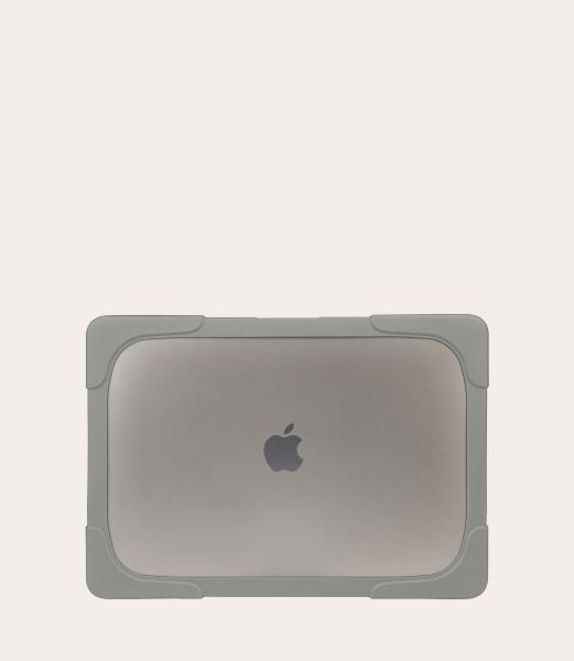 Tucano - Scocca MacBook Pro 13 v2020/2022 (grey),tucano,scocca,macbook,pro,13,v2121/2122,(grey)capa,transparente,com,bordo,em,tpu,antichoque,para,a,parte,superior,e,inferior,do,macbook,na,base,tem,2,pes,que,servem,de,stand,e,arrumam,dentro,da,capa