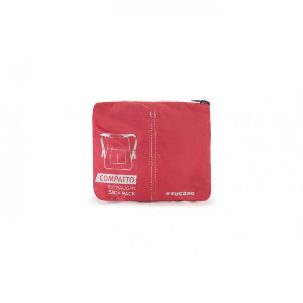 Tucano - Compatto XL Sack Pack (red),tucano,compatto,xl,sack,pack,(red)saco,tipo,mochila,em,tecido,resistente,a,agua,que,dobra,e,arruma,numa,pequena,bolsa,ideal,para,levar,em,viagem,para,garantir,espaco,extra,de,arrumacao/transporte,em,c