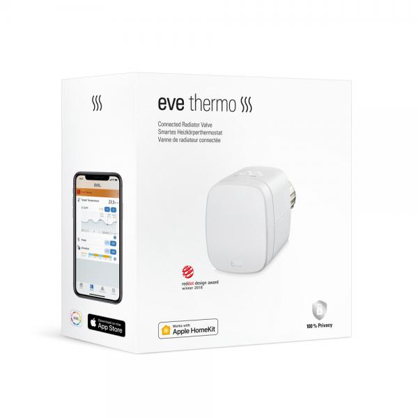 eve - Eve Thermo (v2020),eve,eve,thermo,(v2121)valvula,para,radiadores,de,calor/sistema,de,aquecimento,comandavel,atraves,de,uma,aplicacao,ios,e,directamente,no,proprio,equipamento,(visor,temperatura,e,setas,para,aumentar/dim