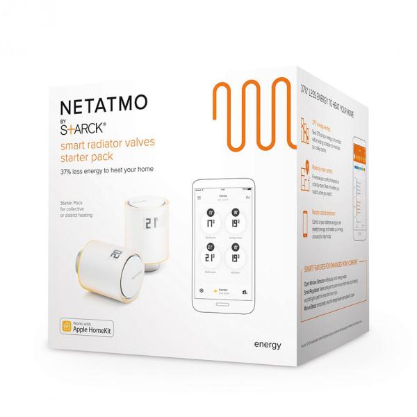 netatmo - Radiator Valves Starter Pack               ,netatmo,radiator,valves,starter,pack,conjunto,de,2,valvulas,para,radiadores,de,calor/sistemas,de,aquecimento,e,gateway/relay,(dispensa,a,instalacao,do,thermostat),ideal,para,quem,tem,um,sistema,de,aqu