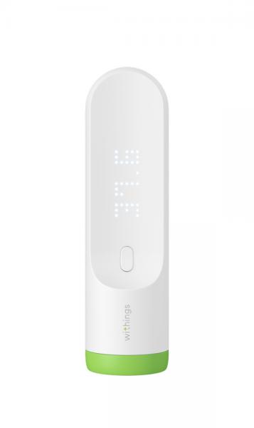 Withings - Thermo,withings,thermotermometro,com,16,sensores,basta,tocar,levemente,numa,determinada,area,do,corpo,em,2,segundos,detecta,o,ponto,mais,quente,vibrando,quando,a,medida,esta,efectuada,mostra,no,visor,led,o,r