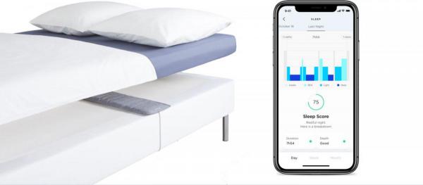 Withings - Sleep Analyser,withings,sleep,analysersensor,para,analisar,o,padrao,de,sono,e,sintomas,de,apneia,e,um,sensor,nao,invasivo,uma,vez,que,se,coloca,debaixo,do,colchao,e,nao,e,preciso,usar,nada,no,corpo,tem,um,sensor,aud