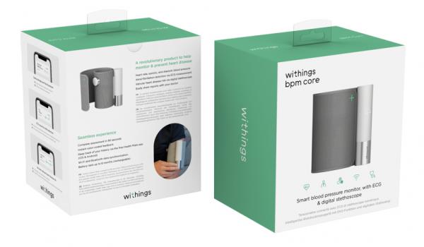 Withings - BPM Core,withings,bpm,coreaparelho,medidor,de,tensao,arterial,faz,tambem,electrocardiograma,É,compativel,com,ios,e,android,quando,colocado,perto,do,peito,tem,um,estetoscopio,digital,que,mede,as,frequências,d