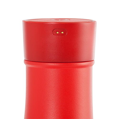 Noerden - Liz Smart Bottle 480 ml (red),noerden,liz,smart,bottle,481,ml,(red)garrafa,termo,inteligente,em,aco,tem,uma,luz,uvc,que,ao,acender,durante,5,minutos,mata,999%,das,baterias,e,virus,mantem,as,bebidas,quentes,durante,12,hr,ou,frias,d