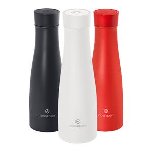 Noerden - Liz Smart Bottle 480 ml (red),noerden,liz,smart,bottle,481,ml,(red)garrafa,termo,inteligente,em,aco,tem,uma,luz,uvc,que,ao,acender,durante,5,minutos,mata,999%,das,baterias,e,virus,mantem,as,bebidas,quentes,durante,12,hr,ou,frias,d