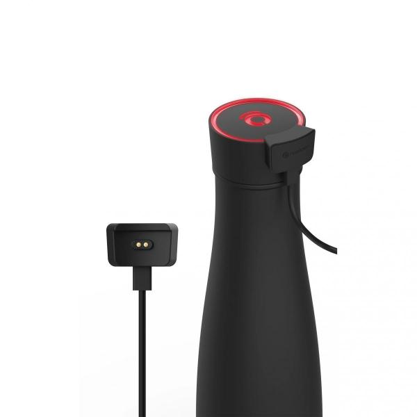 Noerden - Liz Smart Bottle 350 ml (black),noerden,liz,smart,bottle,351,ml,(black)garrafa,termo,inteligente,em,aco,tem,uma,luz,uvc,que,ao,acender,durante,5,minutos,mata,999%,das,baterias,e,virus,mantem,as,bebidas,quentes,durante,12,hr,ou,frias