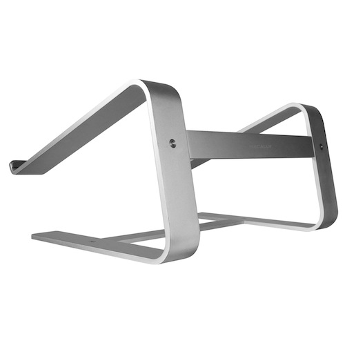 Macally - Aluminium Stand (silver),macally,aluminium,stand,(silver)stand,em,aluminio,para,macbook,ou,notebook,(11,a,17),eleva,o,portatil,ate,15,cm