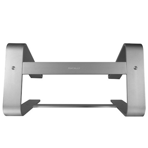 Macally - Aluminium Stand (silver),macally,aluminium,stand,(silver)stand,em,aluminio,para,macbook,ou,notebook,(11,a,17),eleva,o,portatil,ate,15,cm