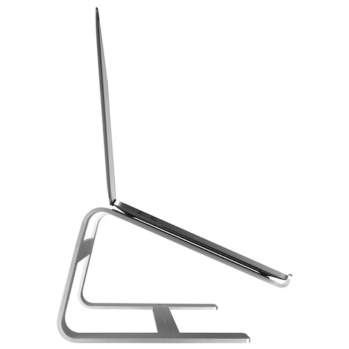 Macally - Aluminium Stand (silver),macally,aluminium,stand,(silver)stand,em,aluminio,para,macbook,ou,notebook,(11,a,17),eleva,o,portatil,ate,15,cm