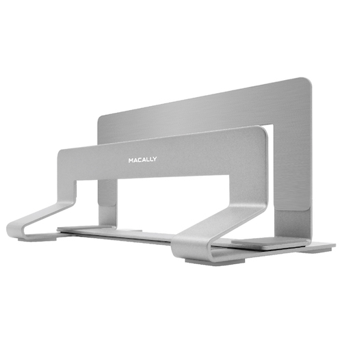 Macally - Vertical Stand (silver),macally,vertical,stand,(silver)stand,vertical,em,aluminio,para,macbook,macbook,air,macbook,pro,ou,qualquer,outro,notebook,com,16,cm,a,3,cm,de,espessura,o,portatil,fica,fechado,na,vertical,e,com,todas,