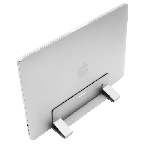 Macally - Vertical Stand (silver),macally,vertical,stand,(silver)stand,vertical,em,aluminio,para,macbook,macbook,air,macbook,pro,ou,qualquer,outro,notebook,com,16,cm,a,3,cm,de,espessura,o,portatil,fica,fechado,na,vertical,e,com,todas,