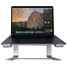 Macally - Aluminium Stand (space grey),macally,aluminium,stand,(space,grey)stand,em,aluminio,para,macbook,ou,notebook,(11,a,17),eleva,o,portatil,ate,15,cm