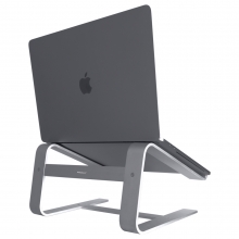 Macally - Aluminium Stand (space grey),macally,aluminium,stand,(space,grey)stand,em,aluminio,para,macbook,ou,notebook,(11,a,17),eleva,o,portatil,ate,15,cm