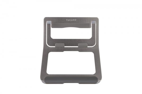 Tucano - Aluminum Laptop Stand (dark grey)    ,tucano,aluminum,laptop,stand,(dark,grey),stand,em,aluminio,que,fecha,e,fica,espalmado,para,maior,portabilidade,proporciona,ao,portatil,uma,inclinacao,de,trabalho,mais,confortavel