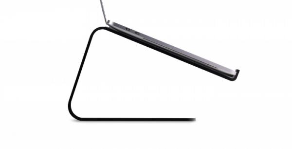 twelve south - Curve for MacBook (black),twelve,south,curve,for,macbook,(black)stand,em,aluminio,de,cor,preta,matte,para,colocar,o,macbook,ou,um,portatil,numa,posicao,mais,elevada,e,ergonomica,com,o,ecra,ao,nivel,do,olhos,recomendase,o,uso,d