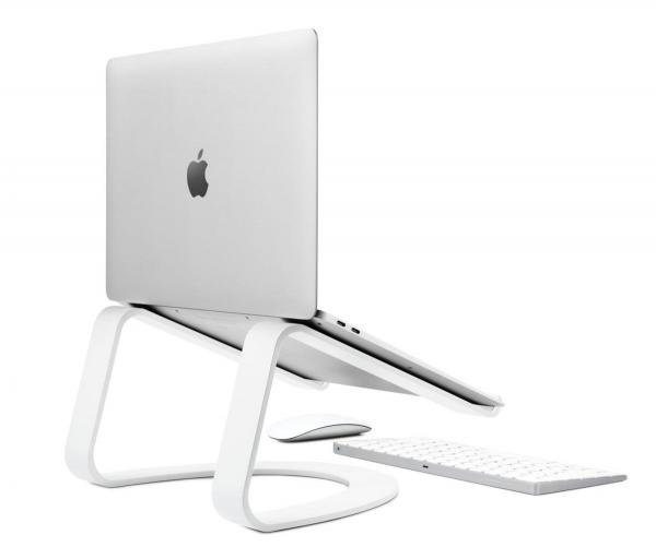 twelve south - Curve for MacBook (white),twelve,south,curve,for,macbook,(white)stand,em,aluminio,de,cor,branca,para,colocar,o,macbook,ou,um,portatil,numa,posicao,mais,elevada,e,ergonomica,com,o,ecra,ao,nivel,do,olhos,recomendase,o,uso,de,um,