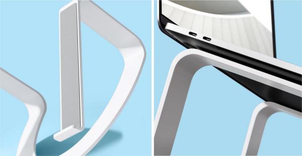 twelve south - Curve for MacBook (white),twelve,south,curve,for,macbook,(white)stand,em,aluminio,de,cor,branca,para,colocar,o,macbook,ou,um,portatil,numa,posicao,mais,elevada,e,ergonomica,com,o,ecra,ao,nivel,do,olhos,recomendase,o,uso,de,um,