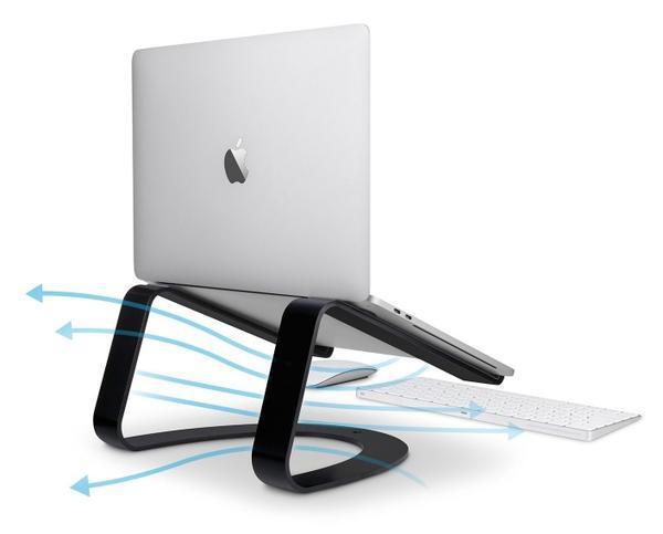 twelve south - Curve for MacBook (white),twelve,south,curve,for,macbook,(white)stand,em,aluminio,de,cor,branca,para,colocar,o,macbook,ou,um,portatil,numa,posicao,mais,elevada,e,ergonomica,com,o,ecra,ao,nivel,do,olhos,recomendase,o,uso,de,um,