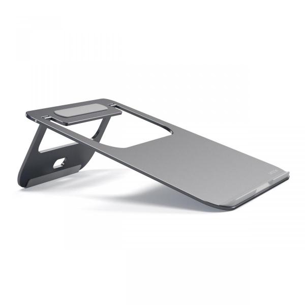 Satechi - Aluminum Laptop Stand (space grey),satechi,aluminum,laptop,stand,(space,grey)stand,em,aluminio,para,portateis,e,tablets,tem,pega,e,fecha,ficando,com,formato,plano,para,maior,portabilidade,a,base,tem,partes,em,borracha,para,aumentar,a,a