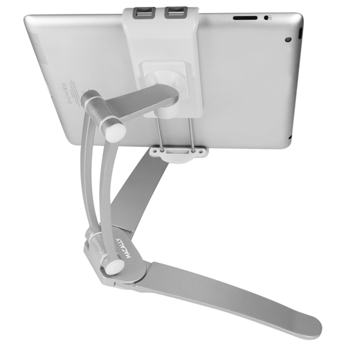 Macally - Wall Mount/Desk Stand iPad/tablet,macally,wall,mount/desk,stand,ipad/tabletsuporte,em,aluminio,para,colocar,um,ipad,tablet,ou,smartphone,na,parede,ou,numa,mesa,tem,uma,pega,extensivel,de,47,ate,11,(119,ate,279,cm),pode,ser,colocado,nu