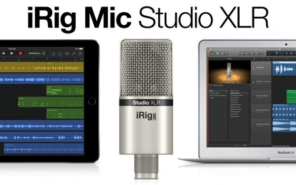 IK Multimedia - Microfone iRig Mic Studio XLR,ik,multimedia,microfone,irig,mic,studio,xlrmicrofone,compacto,com,ligacao,xlrm