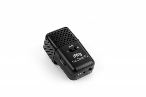 IK Multimedia - Microfone iRig Mic Cast HD,ik,multimedia,microfone,irig,mic,cast,hdmicrofone,duplo,frente/traseira,com,ligacao,microusb,que,adere,magneticamente,num,telemovel,ou,tablet,e,grava,som,omnidireccionalmente,tem,conversores,digitais,