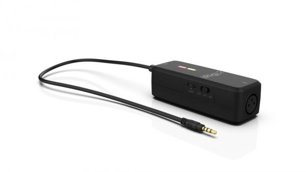 IK Multimedia - Interface iRig PRE 2,ik,multimedia,interface,irig,pre,2interface,ultra,portatil,com,microfone,xlr,e,preamplificador,com,cabo,de,41,cm,ligue,o,irig,pre,2,a,um,telemovel,ou,camara,(via,minijack),um,microfone,xlr,use,uns,hea