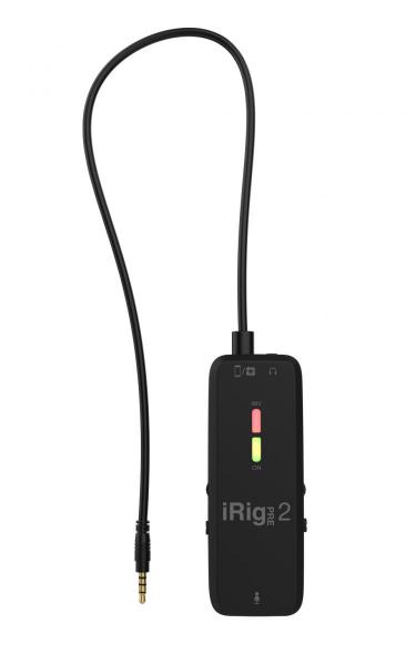 IK Multimedia - Interface iRig PRE 2,ik,multimedia,interface,irig,pre,2interface,ultra,portatil,com,microfone,xlr,e,preamplificador,com,cabo,de,41,cm,ligue,o,irig,pre,2,a,um,telemovel,ou,camara,(via,minijack),um,microfone,xlr,use,uns,hea