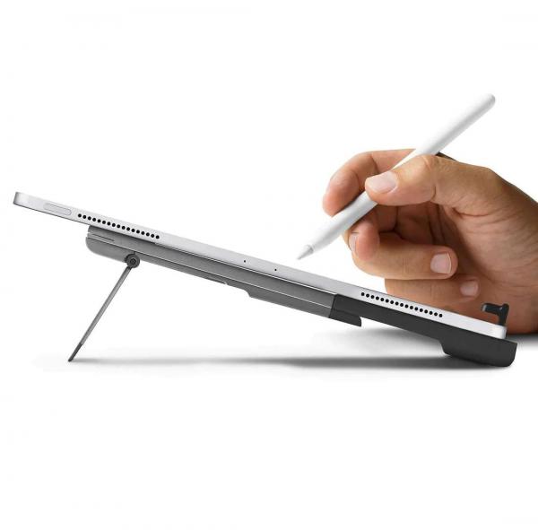 twelve south - Compass Pro (space grey),twelve,south,compass,pro,(space,grey)stand,em,metal,com,pormenores,em,silicone,permite,posicionar,o,ipad,na,vertical,ou,horizontal,tem,uma,terceira,opcao,para,colocar,o,ipad,com,uma,ligeira,inclinacao