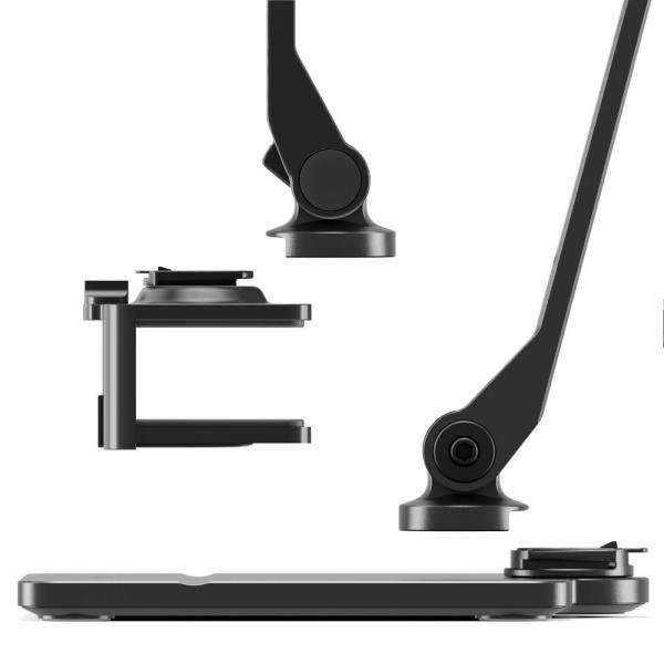 twelve south - HoverBar Duo with Snap (black),twelve,south,hoverbar,duo,with,snap,(black)stand,metalico,com,braco,articulado,para,tablet/ipad,tem,tambem,um,sistema,de,garra,com,parafuso,para,suspender,num,armario,ou,mesa,É,extremamente,facil,e,r