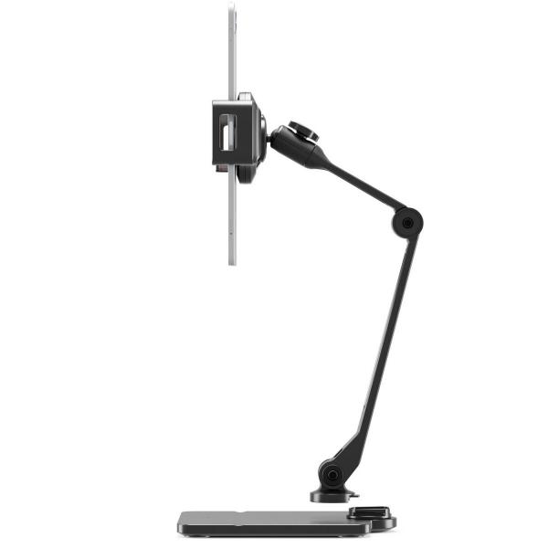 twelve south - HoverBar Duo with Snap (black),twelve,south,hoverbar,duo,with,snap,(black)stand,metalico,com,braco,articulado,para,tablet/ipad,tem,tambem,um,sistema,de,garra,com,parafuso,para,suspender,num,armario,ou,mesa,É,extremamente,facil,e,r