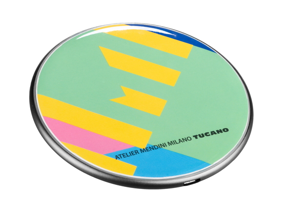 Tucano - Mendini Qi Charger (shake blue)