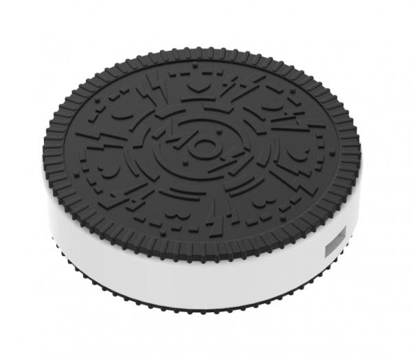 Mojipower - Wireless Charging Pad Qi (cookie),mojipower,wireless,charging,pad,qi,(cookie)carregador,wireless,qi,com,5w,e,dimensoes,17,x,ø,68,cm