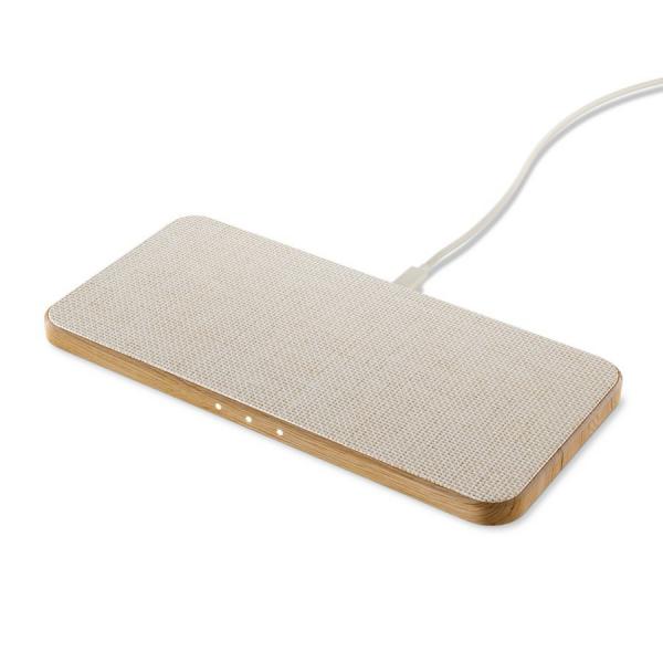 Woodcessories - Multipad 3in1 (oak/fabric),woodcessories,multipad,3in1,(oak/fabric)carregador,qi,em,madeira,e,tecido,com,3,zonas,distintas,para,2x,smartphones,ate,15w,fast,charging),e,airpods,num,total,de,31w,tem,luz,led,indicadora,de,status,d