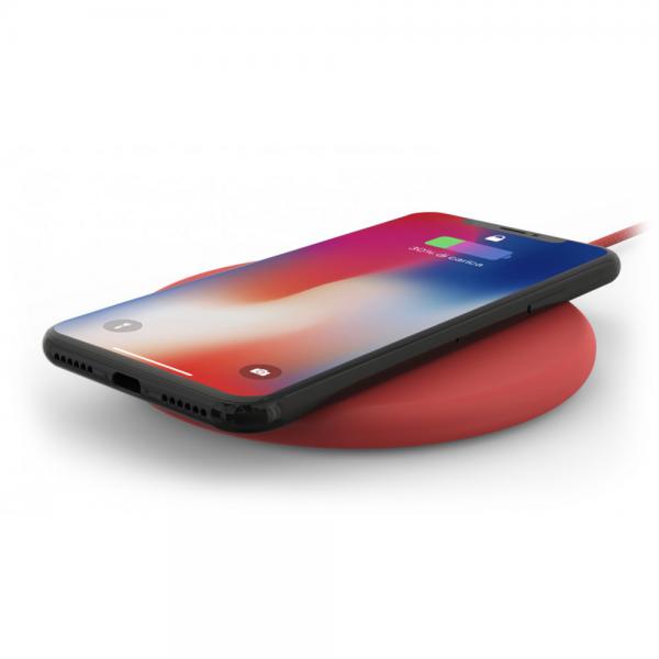 Philo - Qi Wireless Charging Pad (red)                 