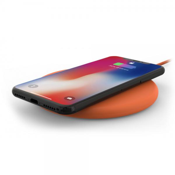 Philo - Qi Wireless Charging Pad (orange)   