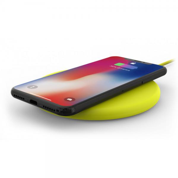 Philo - Qi Wireless Charging Pad (yellow)       