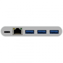 Macally - Hub 3.1 USB-C (3x USB A + USB-C + Ethernet),macally,hub,31,usbc,(3x,usb,a,+,usbc,+,ethernet),hub,para,ligar,a,um,computador,com,porta,usbc,ate,3,perifericos,usb3/usb2/usb,adicionalmente,tem,um,porta,gigabit,ethernet,11/111/1111,mbps,e,ainda,uma