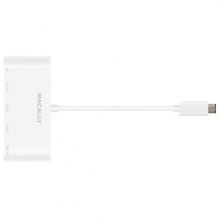 Macally - Hub 3.1 USB-C (4x USB A + USB-C)  ,macally,hub,31,usbc,(4x,usb,a,+,usbc),hub,para,ligar,a,um,computador,com,porta,usbc,ate,3,perifericos,usb3/usb2/usb,adicionalmente,tem,uma,porta,usbc,que,pode,ser,usada,para,ligar,o,carregador,ac,do,p