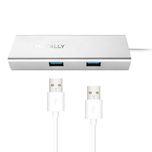 Macally - USB-C Mini Dock (USB-A/C, HDMI, Ethernet),macally,usbc,mini,dock,(usba/c,hdmi,ethernet),adaptador,que,liga,a,um,computador,com,porta,usbc,e,da,uma,porta,hdmi,uma,porta,ethernet,duas,portas,usba,e,duas,portas,usbc