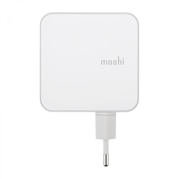 Moshi - ProGeo 4-Port USB Wall Charger (35W),moshi,progeo,4port,usb,wall,charger,(35w),carregador,ac,com,4,portas,usb,com,potência,ate,35w/7a,permite,carregar,4,equipamentos,usb,em,simultaneo,inclui,adaptadores,de,tomada,eu,e,uk