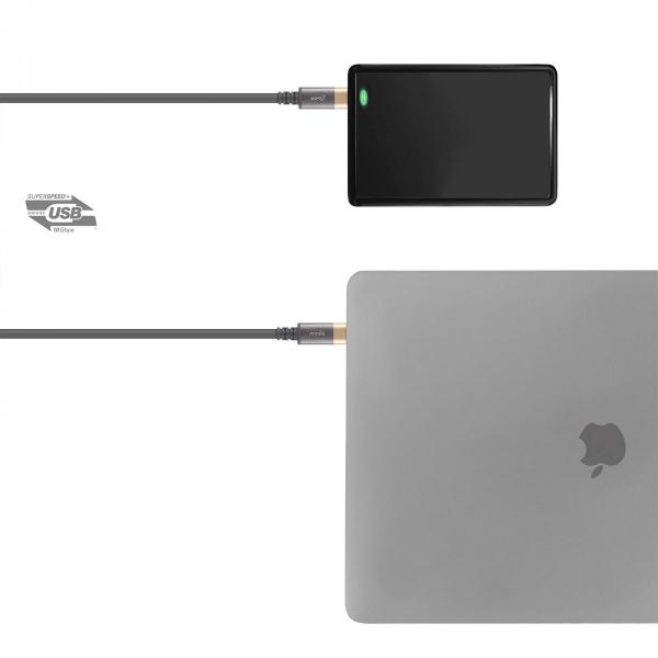 Moshi - USB-C Monitor cable (grey/gold),moshi,usbc,monitor,cable,(grey/gold),cabo,usbc,m/m,certificado,usbif,que,permite,transferir,alimentacao,dados,e,multimedia,entre,dois,equipamentos,usbc,suporta,velocidade,ate,11,gbps,video,4k,a,61hz,c