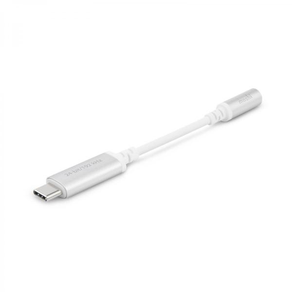 Moshi - USB-C Digital Audio Adapter,moshi,usbc,digital,audio,adapter,adaptador,usbc,para,minijack,f,permite,ligar,earphones,ou,headphones,na,ficha,minijack