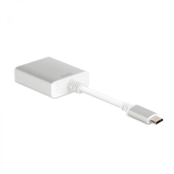 Moshi - USB-C to HDMI adapter ,moshi,usbc,to,hdmi,adapter,adaptador,usbc,para,hdmi,permite,a,ligacao,de,monitores,e,projectores,hdmi,a,computadores,com,porta,usbc,suporta,resolucoes,ate,4k,uhd,61hz,a,ponta,hdmi,tem,partes,em,alumin