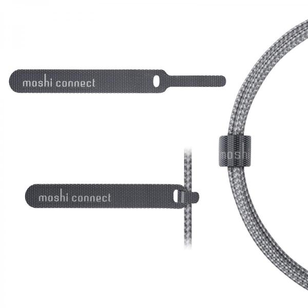 Moshi - Integra USB-C - USB-A cable (titanium grey),moshi,integra,usbc,usba,cable,(titanium,grey),cabo,usbc,para,usba,(m),para,ligacao,de,smartphones,ou,tablets,com,porta,usbc,a,carregadores,ou,portateis,usb,para,sincronizacao,e,carregamento,suporta,co