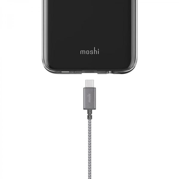 Moshi - Integra USB-C - USB-A cable (titanium grey),moshi,integra,usbc,usba,cable,(titanium,grey),cabo,usbc,para,usba,(m),para,ligacao,de,smartphones,ou,tablets,com,porta,usbc,a,carregadores,ou,portateis,usb,para,sincronizacao,e,carregamento,suporta,co