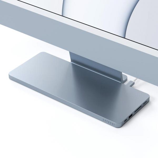 Satechi - USB-C Slim Dock for 24? iMac (blue),satechi,usbc,slim,dock,for,24?,imac,(blue),doca,concebida,exclusivamente,para,o,imac,24,v2121,liga,numa,das,portas,usbc,e,tem,um,slot,para,um,disco,ssd,m2,nmve,ou,m2,sata,proporcionando,capacidade,de