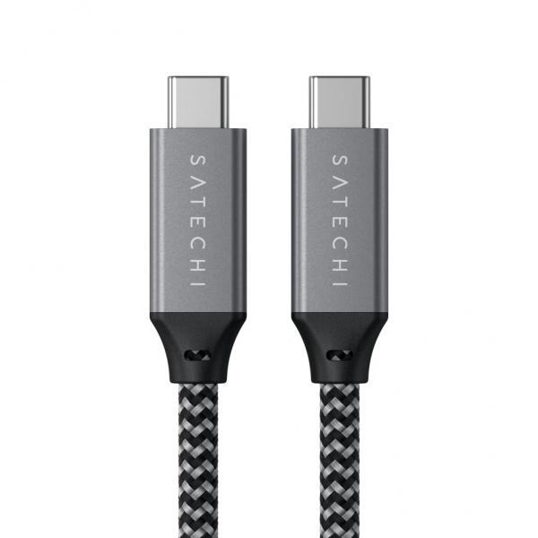 Satechi - USB4-C to C cable (25cm),satechi,usb4c,to,c,cable,(25cm),cabo,usbc,para,usbc,com,technologia,thunderbolt,4,compativel,tambem,com,thunderbolt,3,e,usbc,suporta,carregamento,ate,111w,e,transferência,de,dados,ate,41,gbps